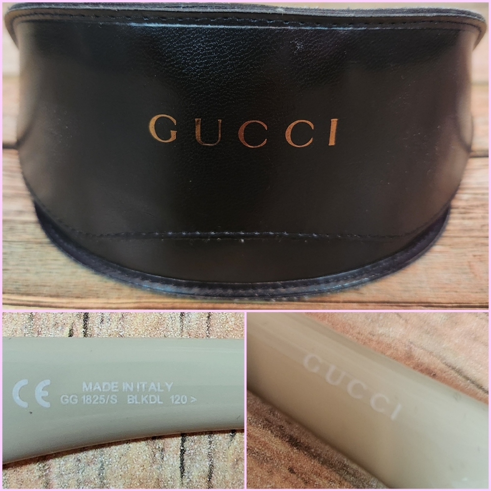 Gucci Rimless Signature Monogram Oversized Sunglasses GG1825/S - Picture 5 of 7